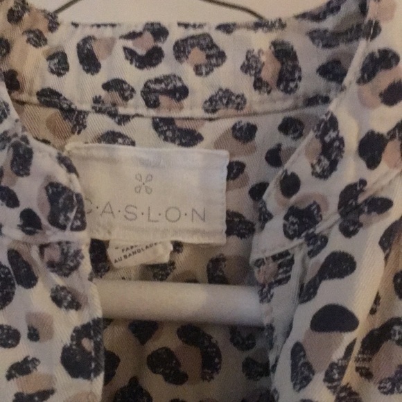 Leopard print tan and black jacket. - Picture 5 of 7